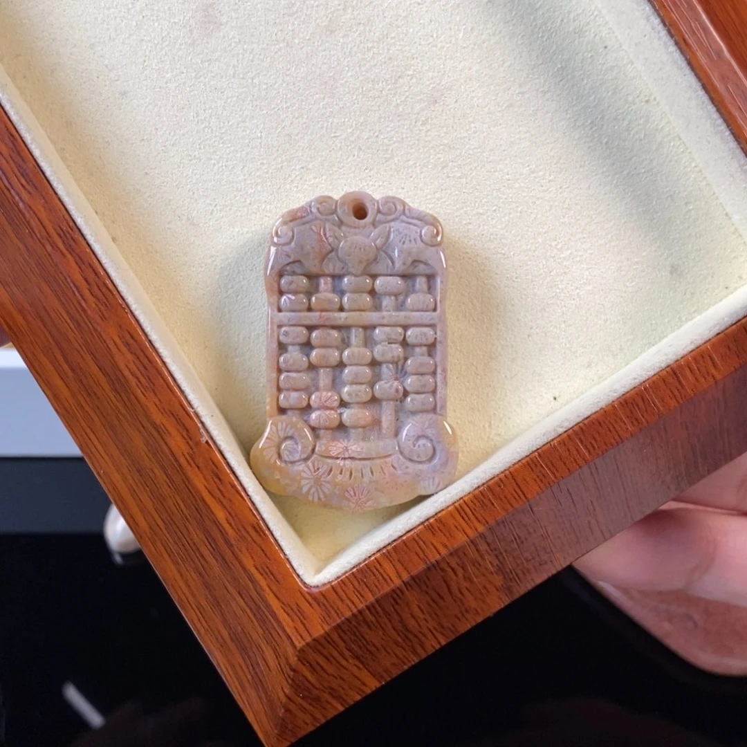 硅化珊瑚（珊瑚玉）未镶嵌颈饰66