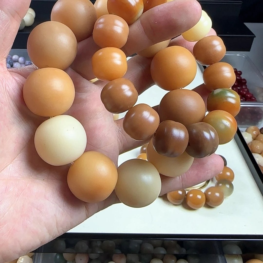 菩提根/象牙果手串c***y瑕疵手串2条