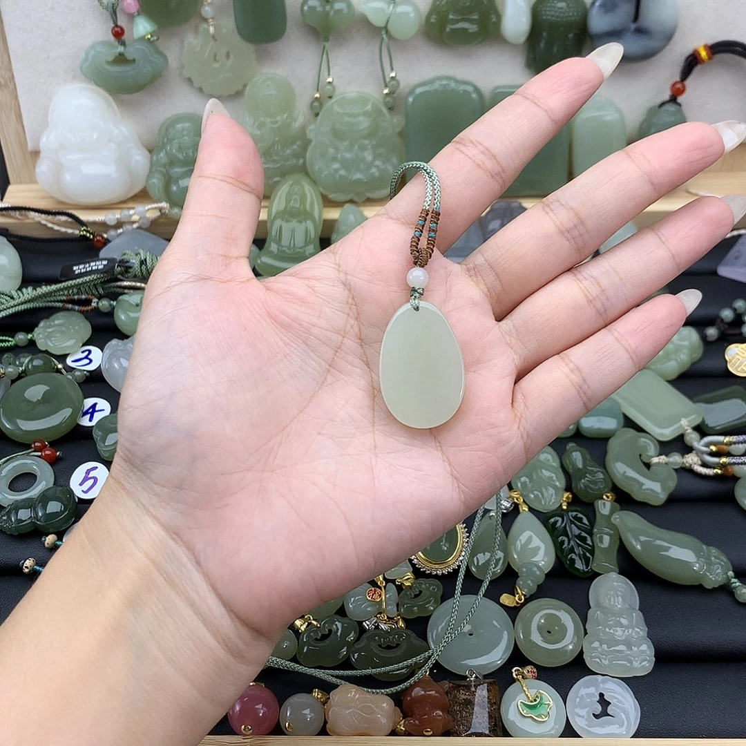 吊坠(不含链)未镶嵌和田玉