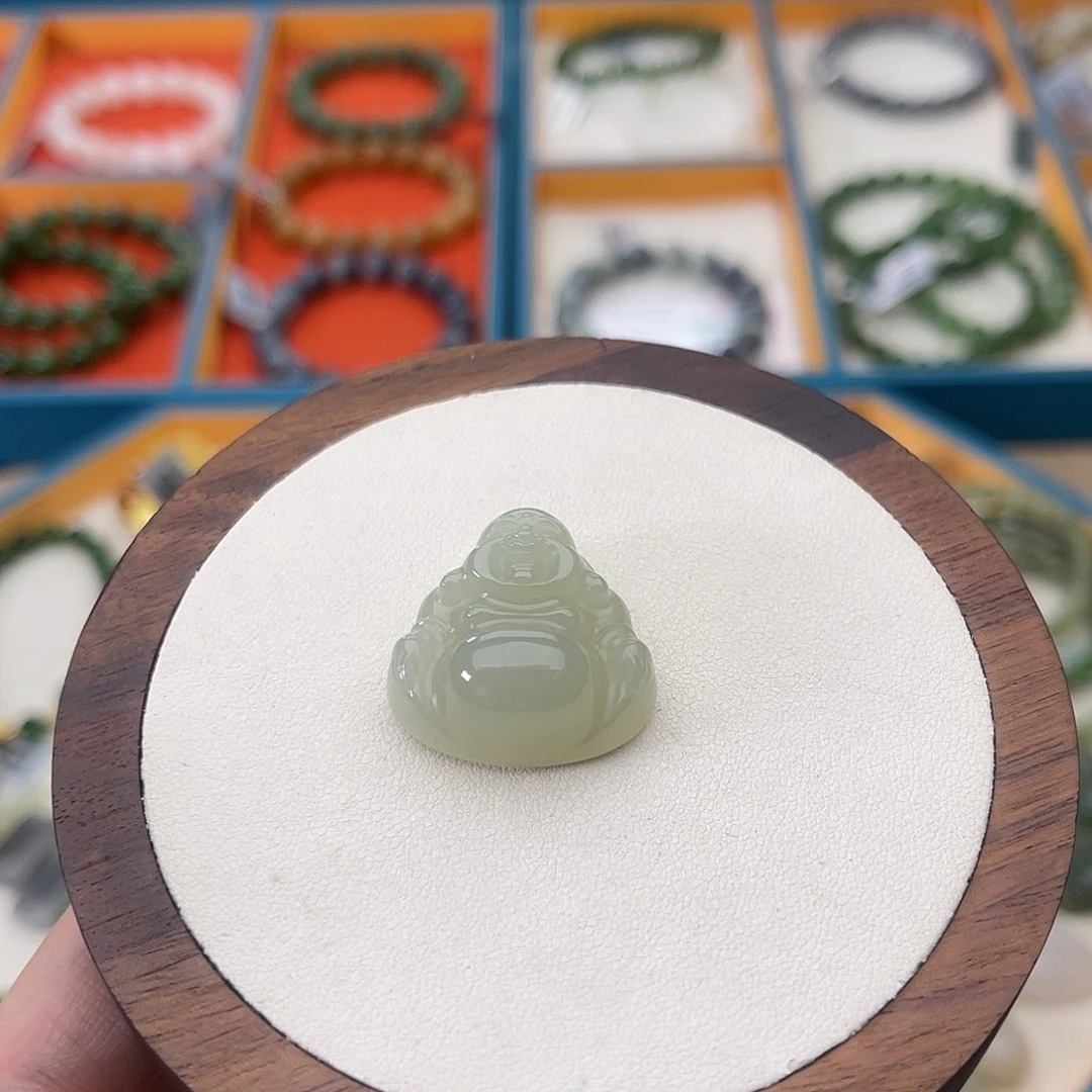 和田玉未镶嵌吊坠(不含链)A26卡25