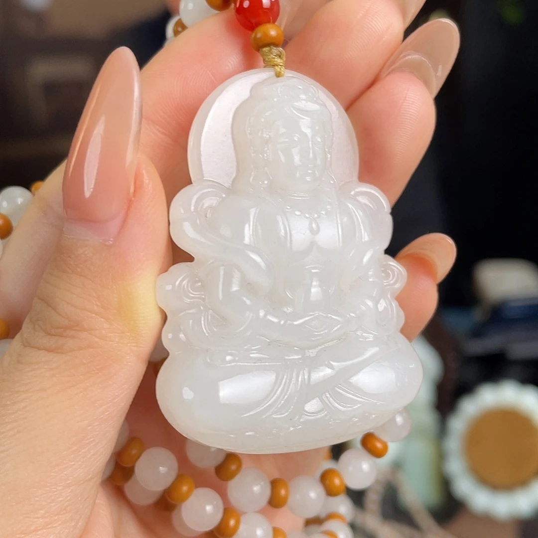 和田玉未镶嵌颈饰定制发货