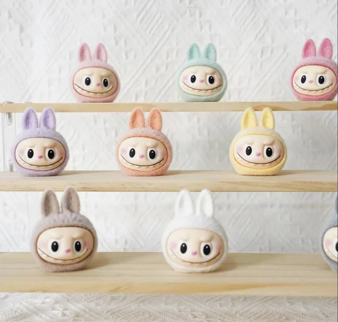 【童童爱拆盒对对碰】植绒款bubu头 盲袋古灵精怪长耳兔植绒款