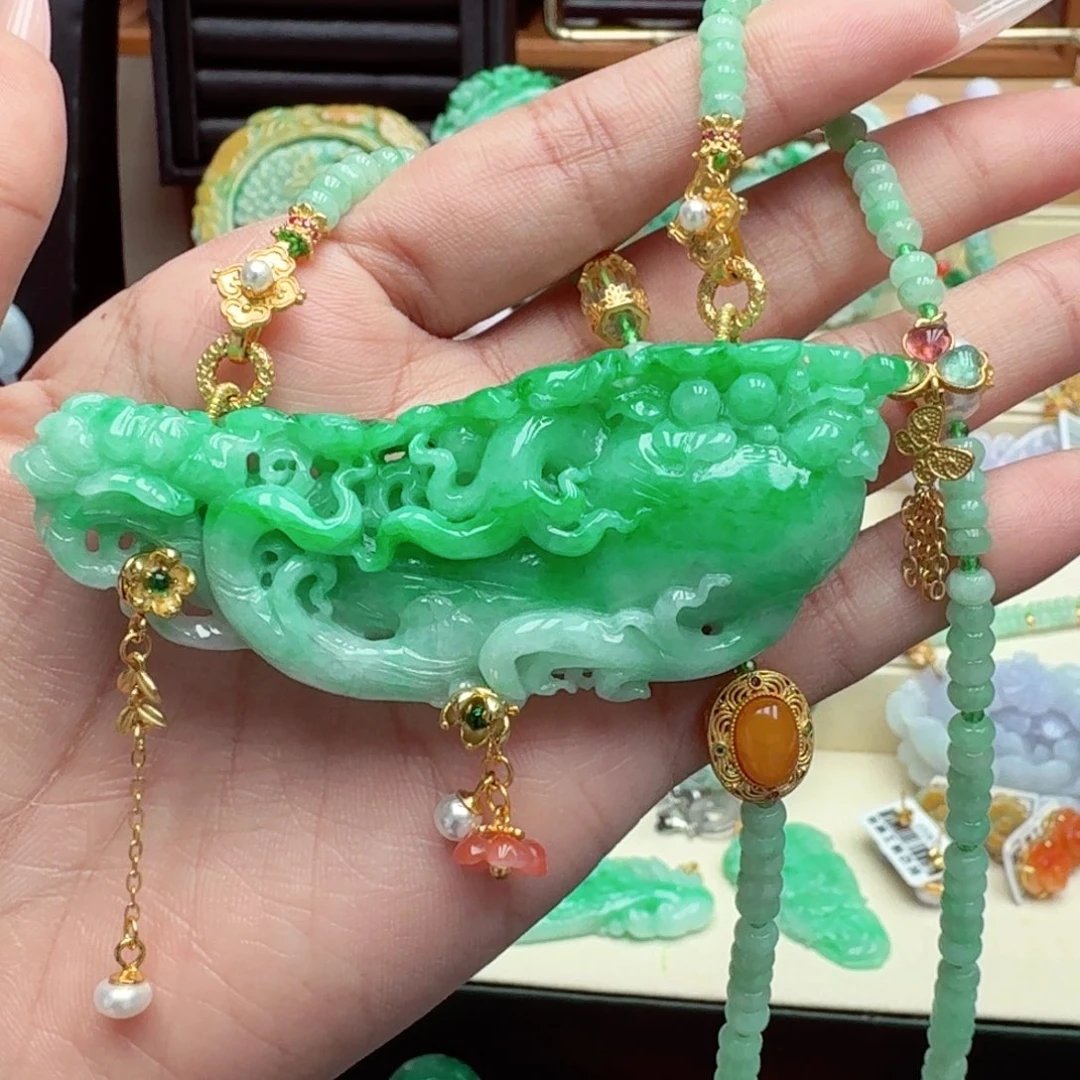 颈饰未镶嵌翡翠翡翠吊坠