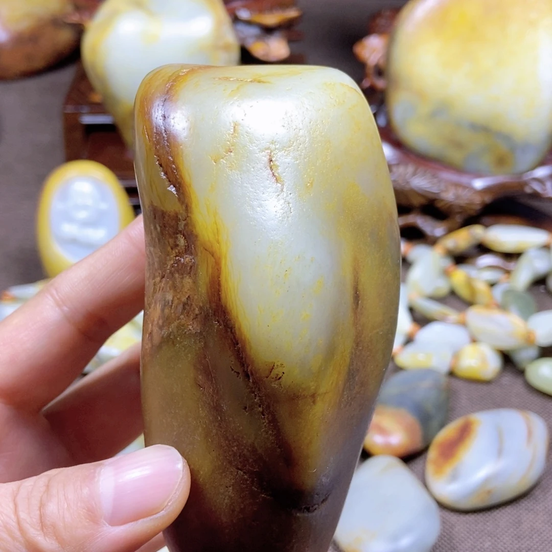 和田玉未镶嵌吊坠(不含链)