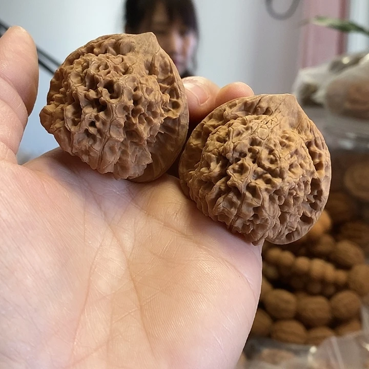 文玩核桃把件45官帽