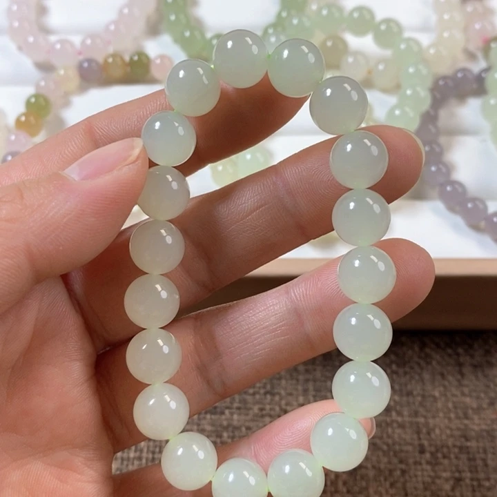 和田玉手串未镶嵌&***埃