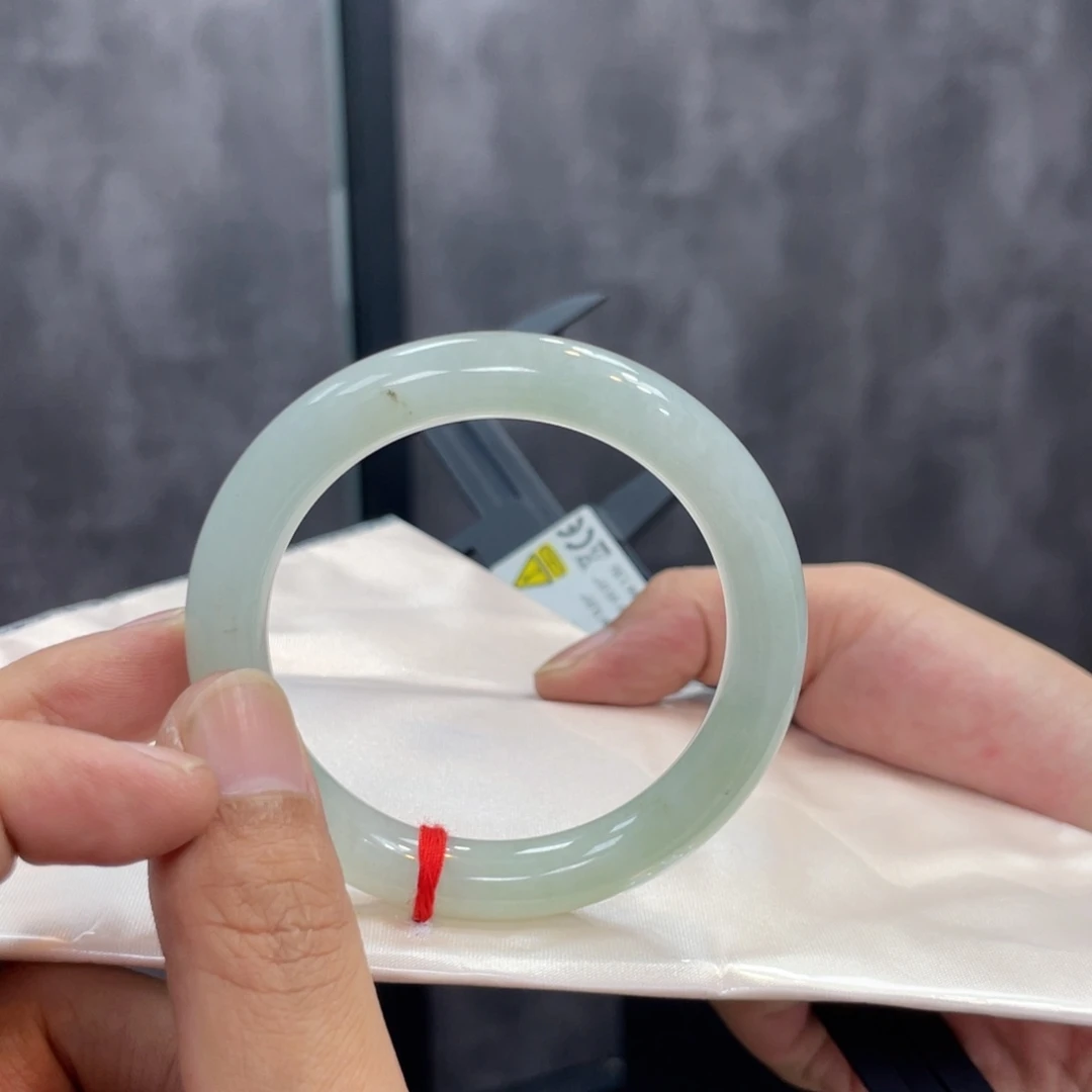 翡翠手镯未镶嵌纯天然缅甸a货翡翠手镯55-56