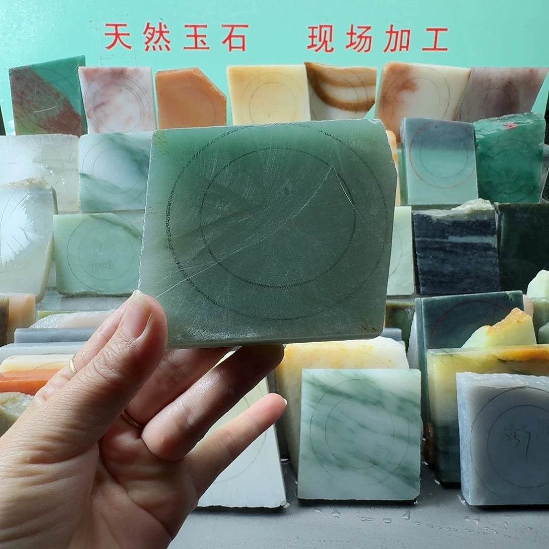 未镶嵌手镯石英质玉东陵玉手镯定制