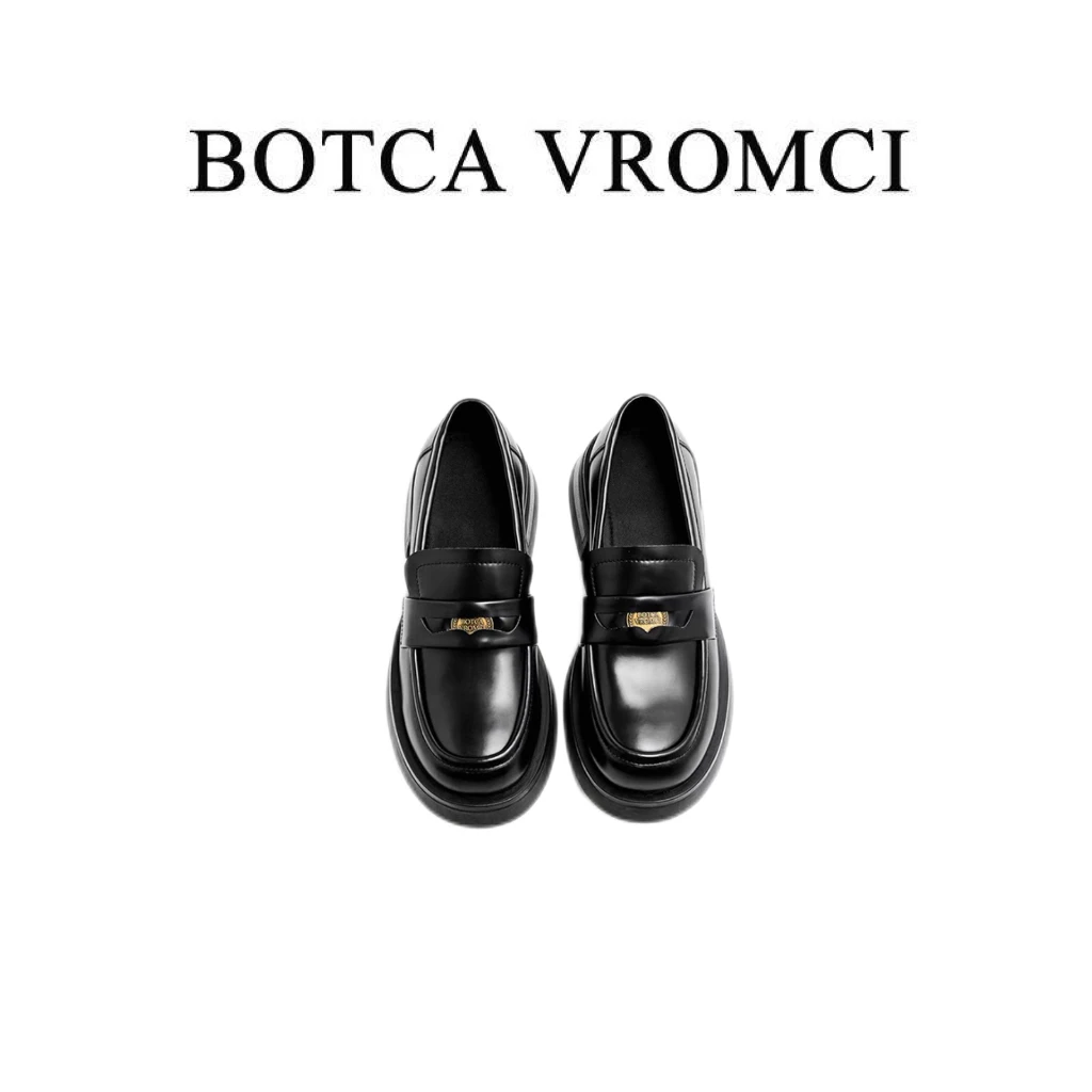 BOTCA VROMCI 英伦小皮鞋复古厚底高跟乐福鞋1201-2