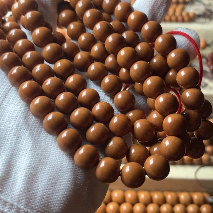 猴头核桃手串表面黑点正圆脖挂10mm