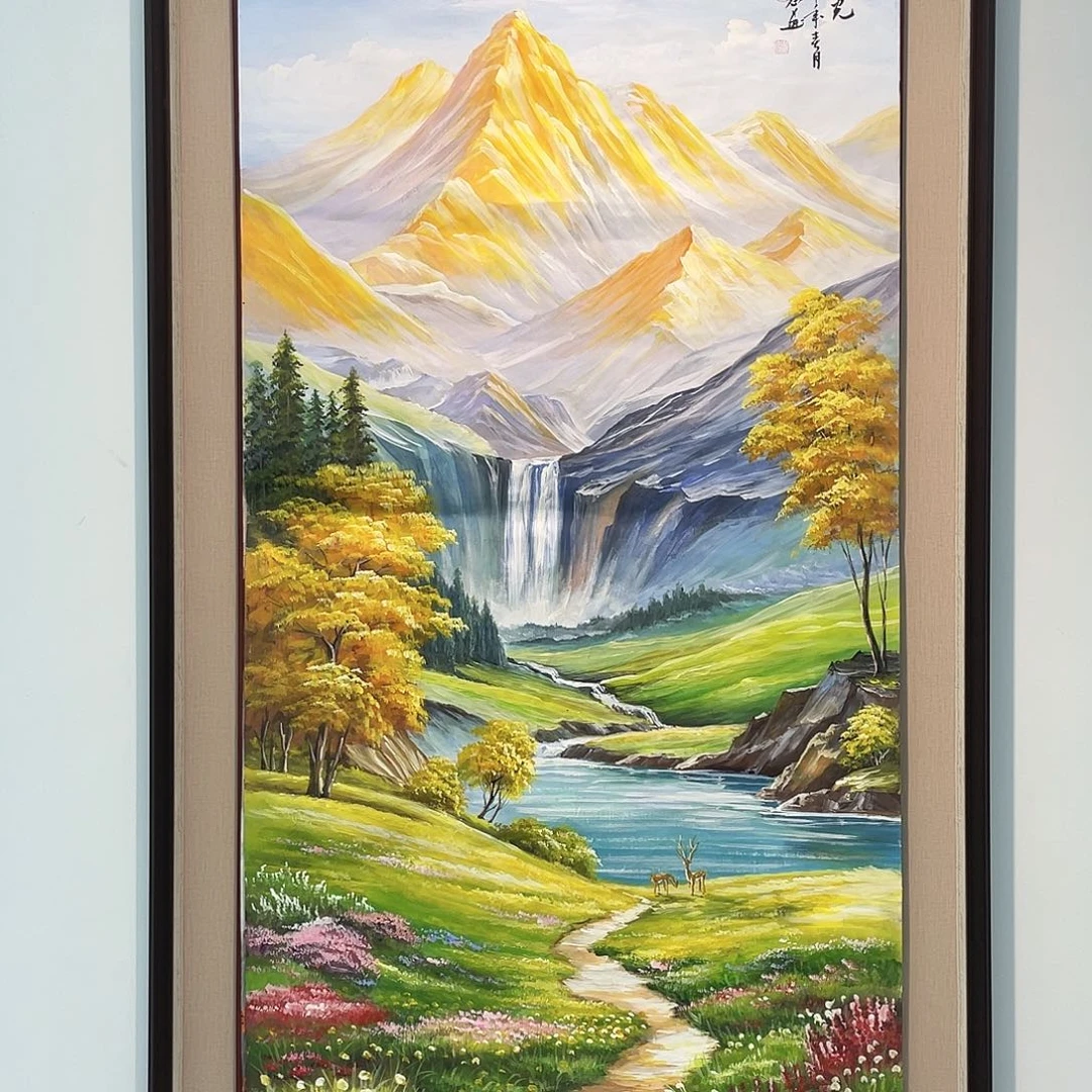 国画凌行志老师手绘书画精品