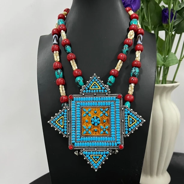 藏族饰品挂件藏式配饰藏族首饰藏装配饰藏族舞配饰不掉色