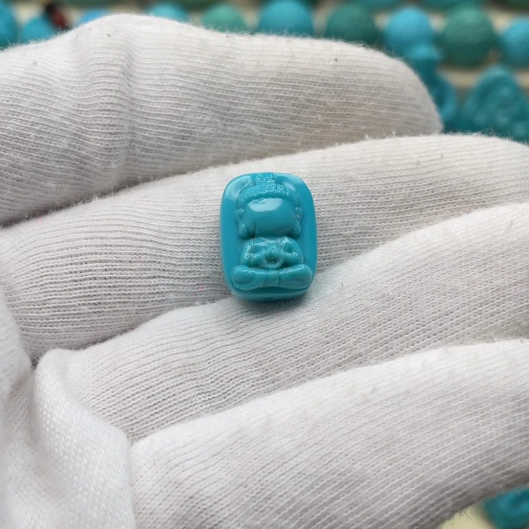 绿松石未镶嵌颈饰卡11.2-14.8-8.3