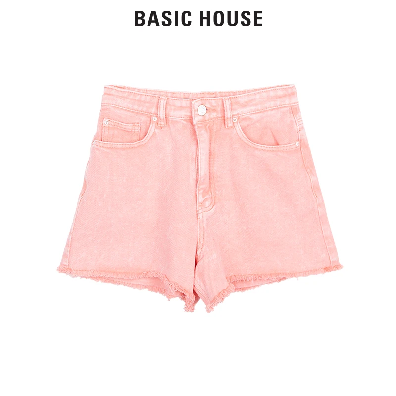 Basic House/百家好时尚休闲短款牛仔裤潮流百搭BJ2541-HTDP321V