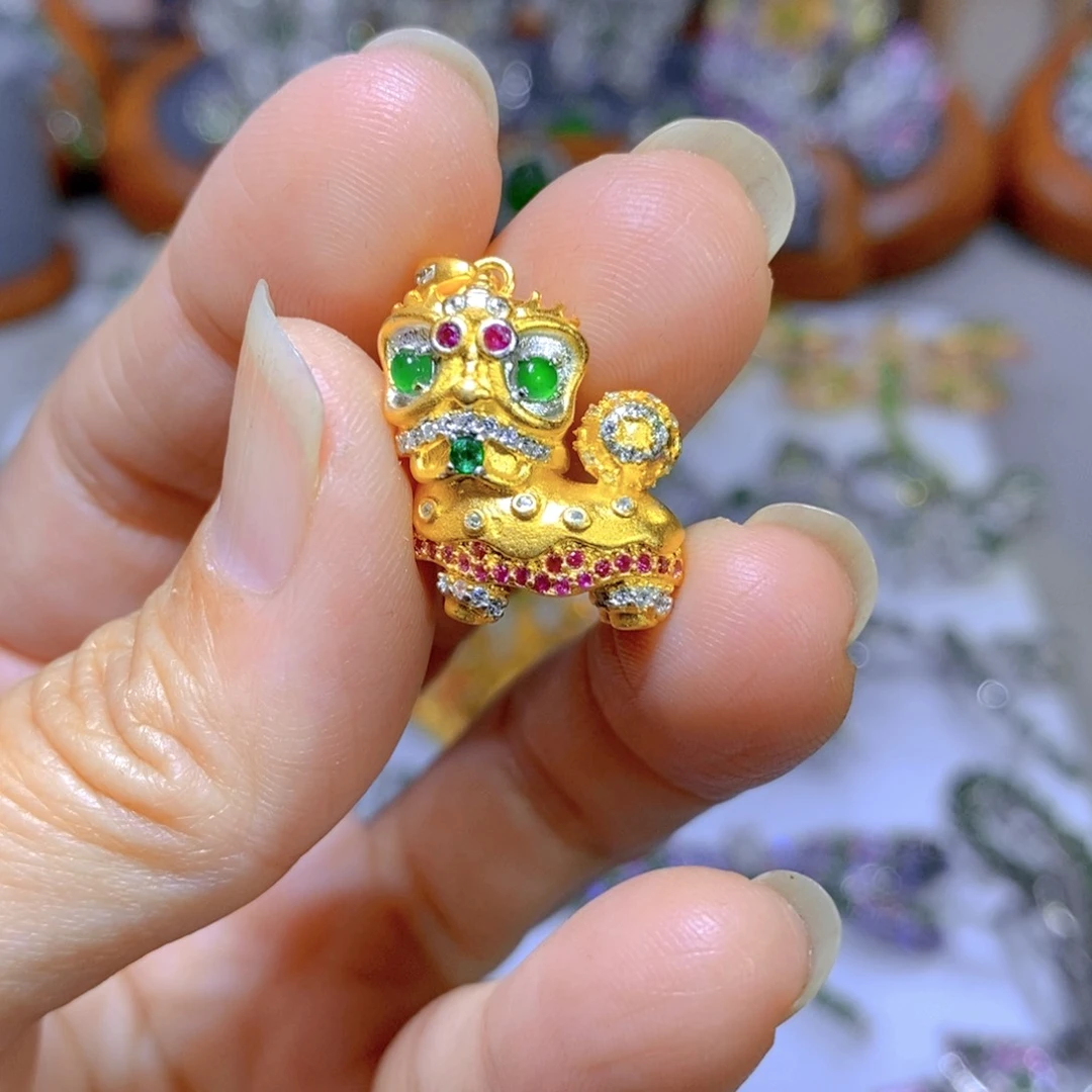 翡翠颈饰银S925镶嵌天然翡翠