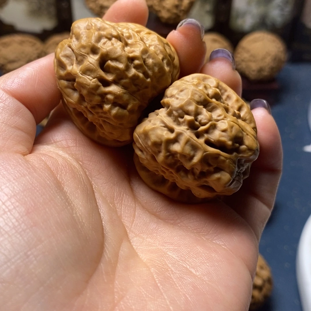 吊坠文玩核桃蛤蟆头36尺09