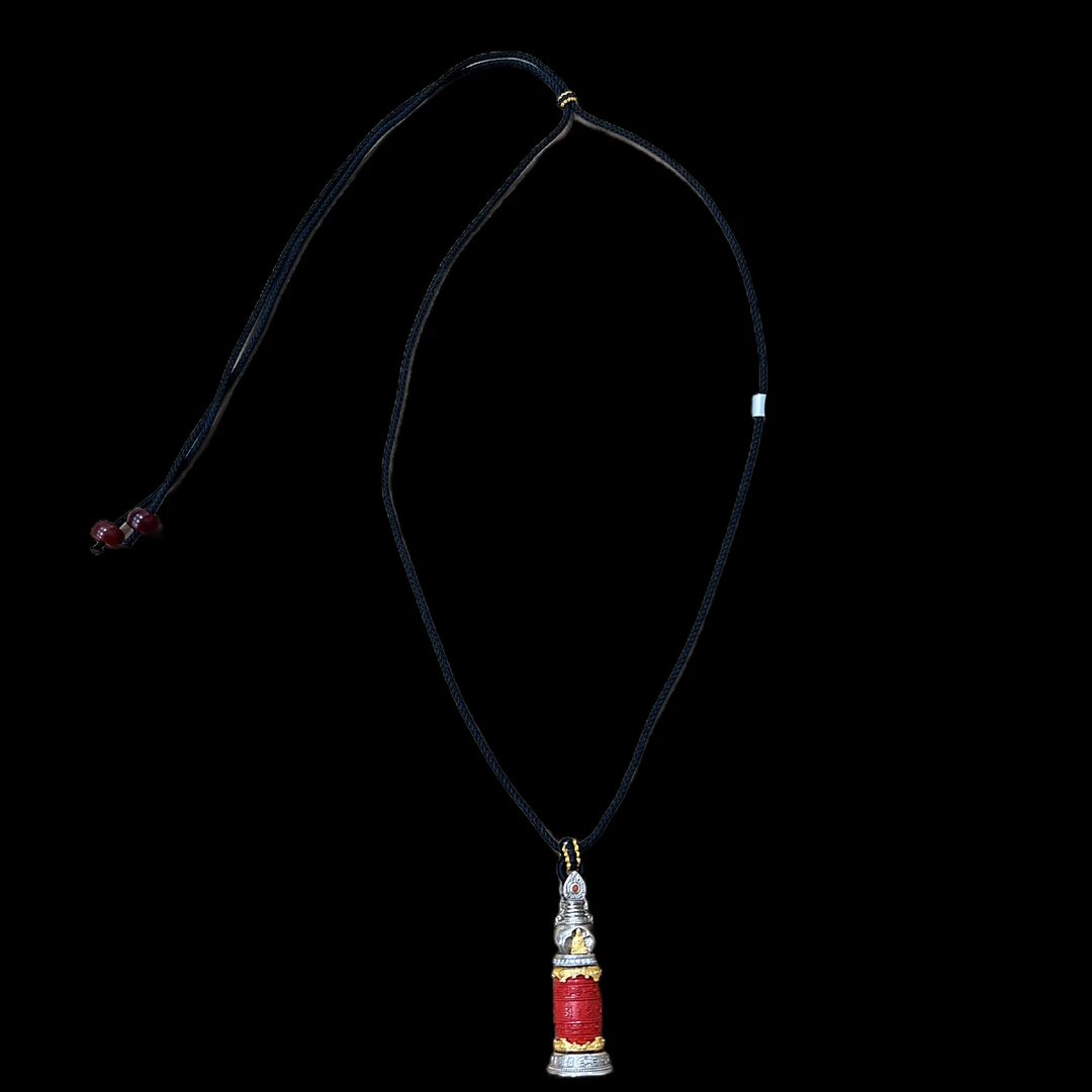 含辰砂工艺品V6960朱砂项链（大日如来）孤品