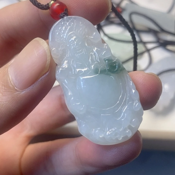 翡翠未镶嵌颈饰天然A货翡翠