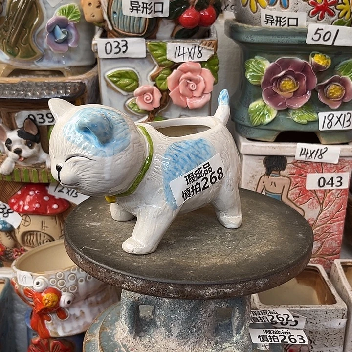 粗陶材质多肉花盆