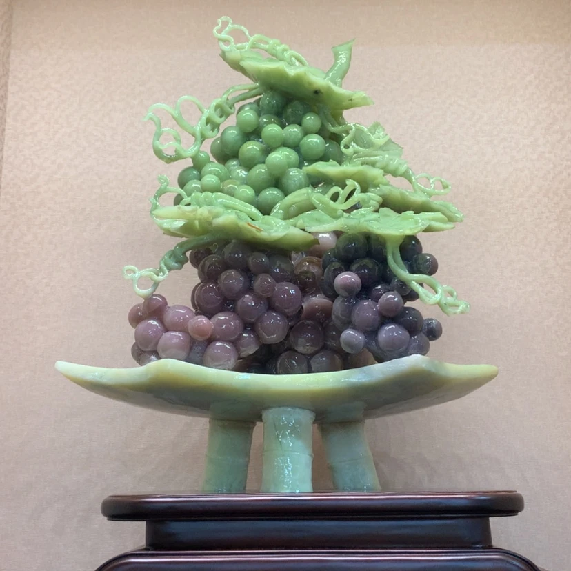 【闪购商品】未镶嵌蛇纹石玉摆件覆膜