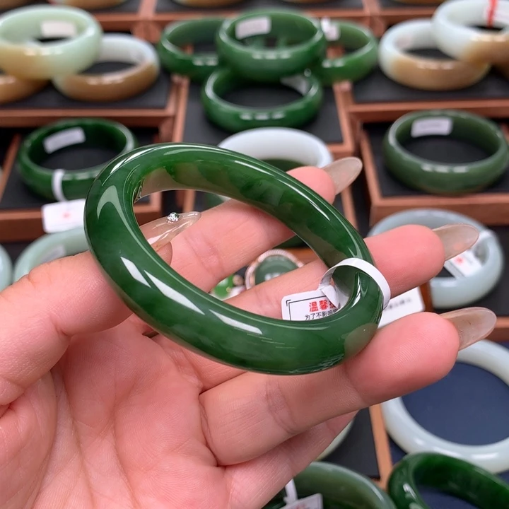 和田玉（碧玉）5253圈口未镶嵌