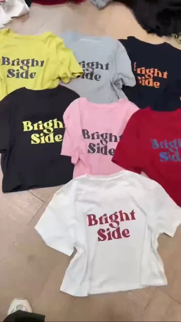 7661圆领字母Brl短袖