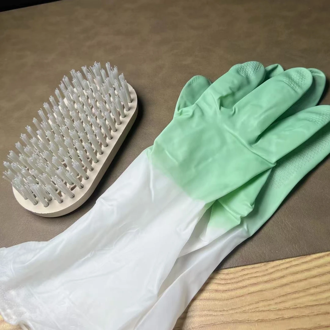 开青皮专用硬毛刷子手套套装 耐磨 不黑手