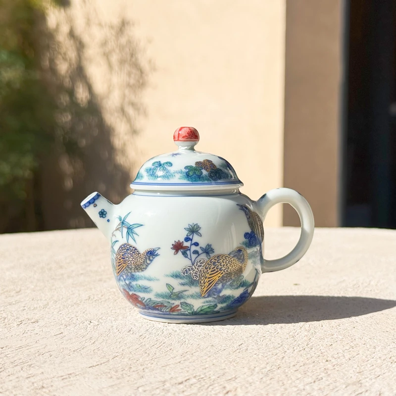 【可倚粉丝专属】台北·金银错安居乐业炮口宫灯壶