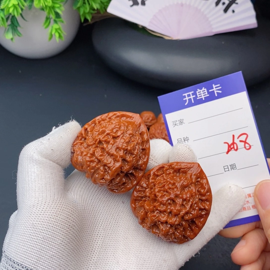 文玩核桃把件42官帽268