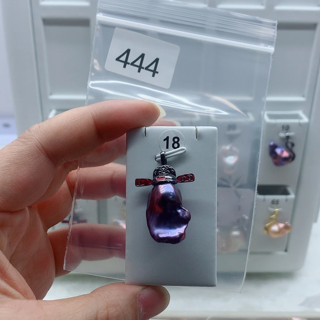 吊坠(不含链)淡水珍珠合金