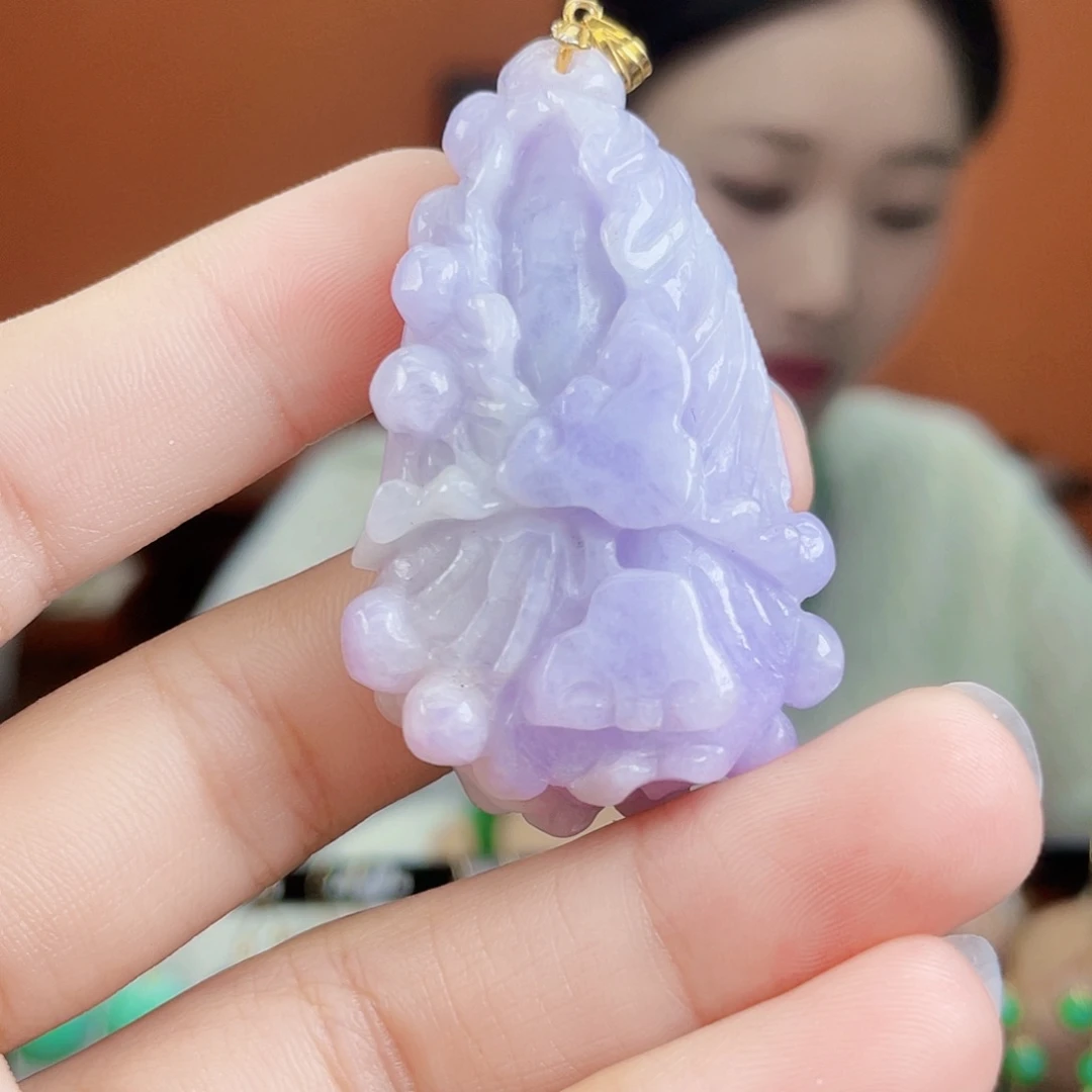 翡翠未镶嵌耳饰饰品