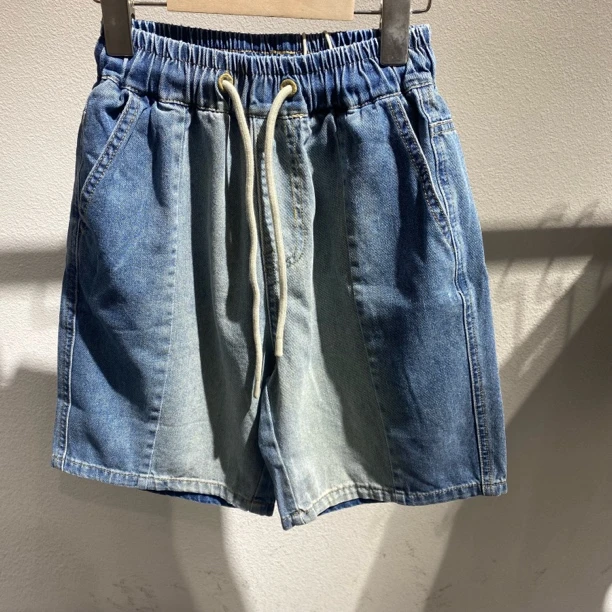 2812儿童磨色牛仔短裤