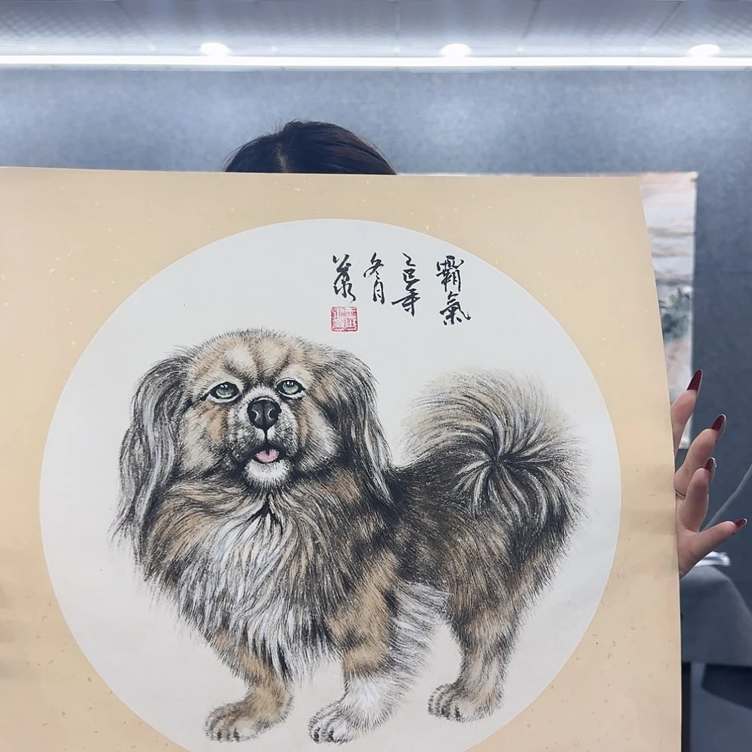 国画国画亲笔手绘