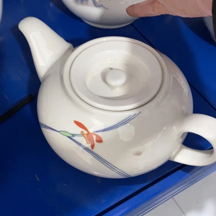 瓷片强化瓷多孔壶