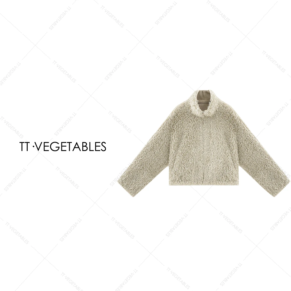 噢芬/小个子 【珞杉】秋冬重磅百搭高端气质显瘦毛毛外套522614