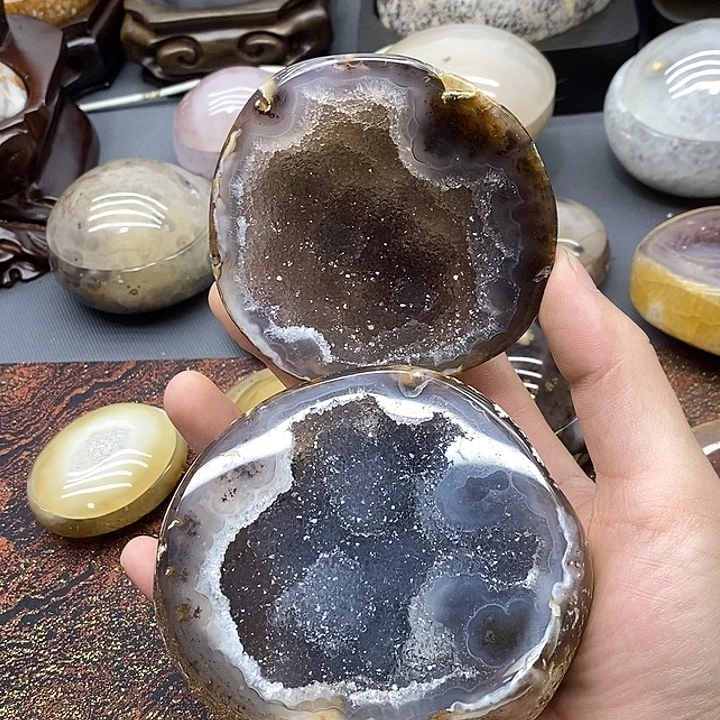 水晶摆件未镶嵌聚宝盆