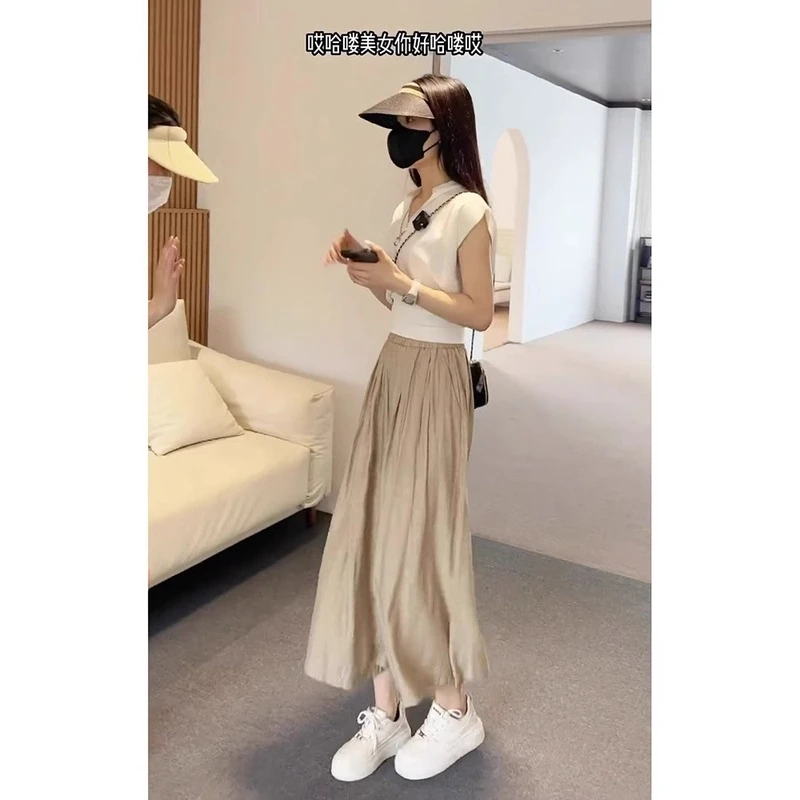 清凉夏季新款小个子修身两件套高级感轻奢风御姐气质一整套