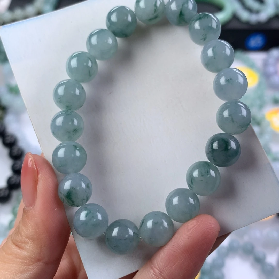 翡翠未镶嵌手链卡10