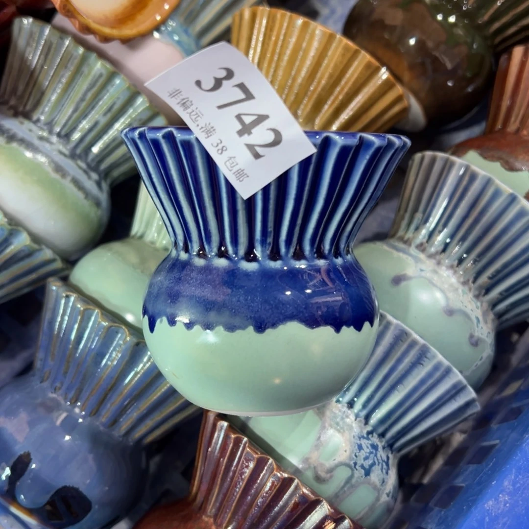 红陶景德镇手工花盆