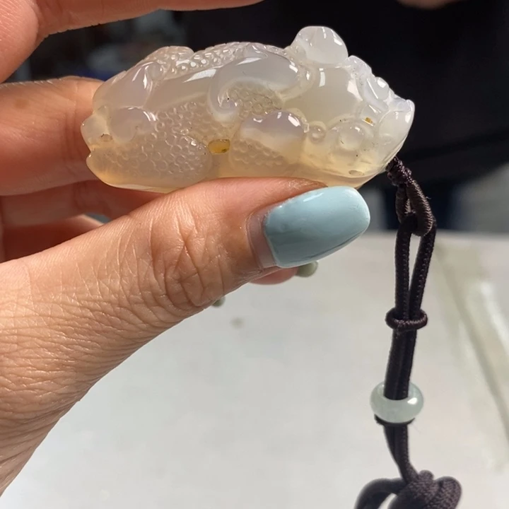 玛瑙/玉髓未镶嵌吊坠(不含链)