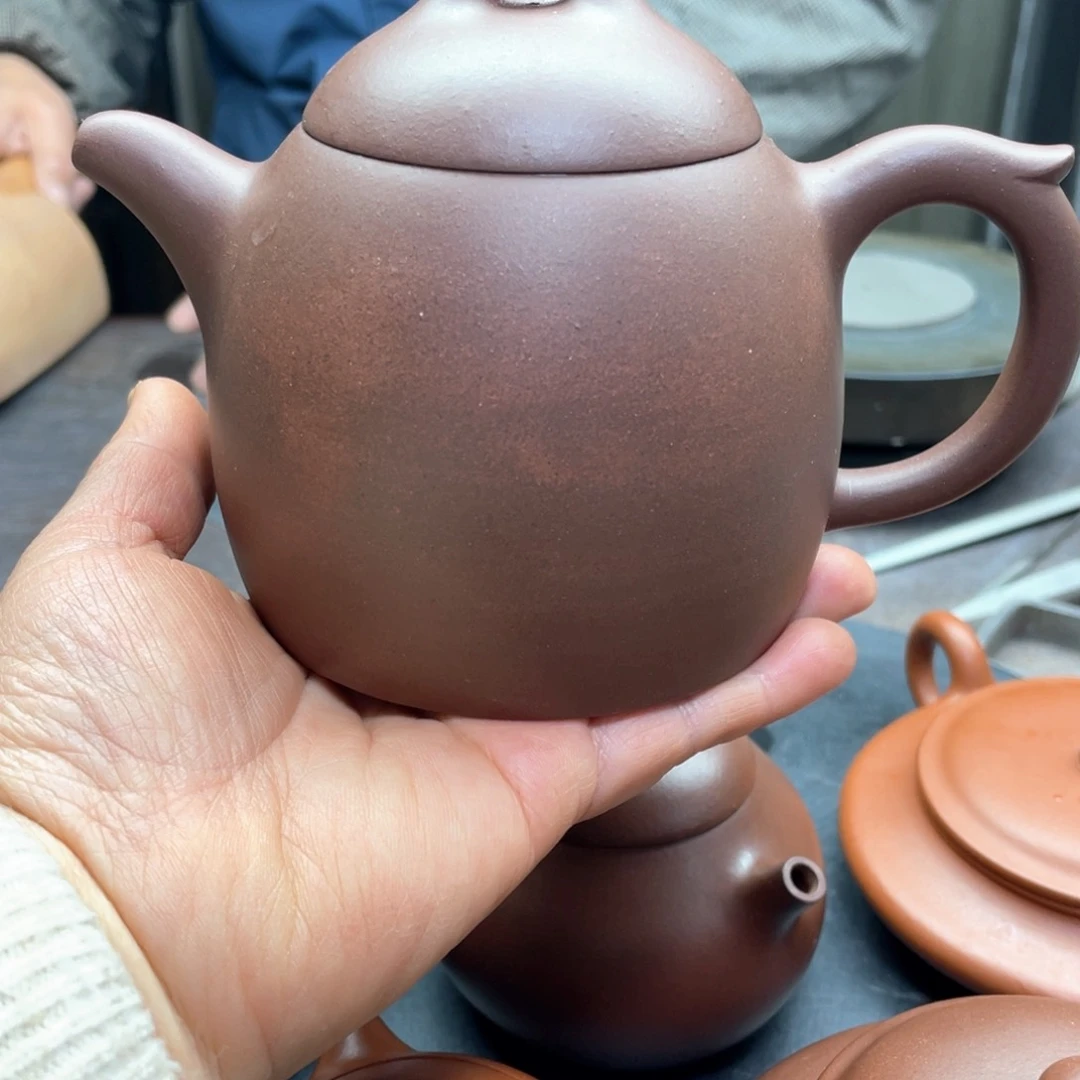 紫砂茶壶用****4秦权，微瑕，清水泥