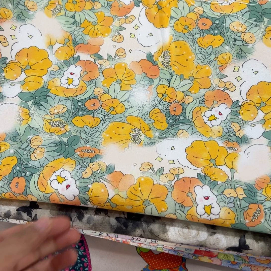 棉双11福袋一米价纯棉14安帆布进口底1.1米宽块