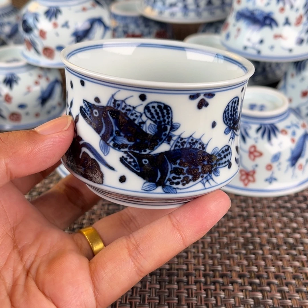 瓷片景德镇陶瓷杯子