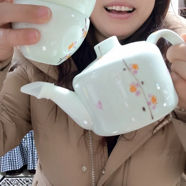 梅花茶具套装一壶两杯