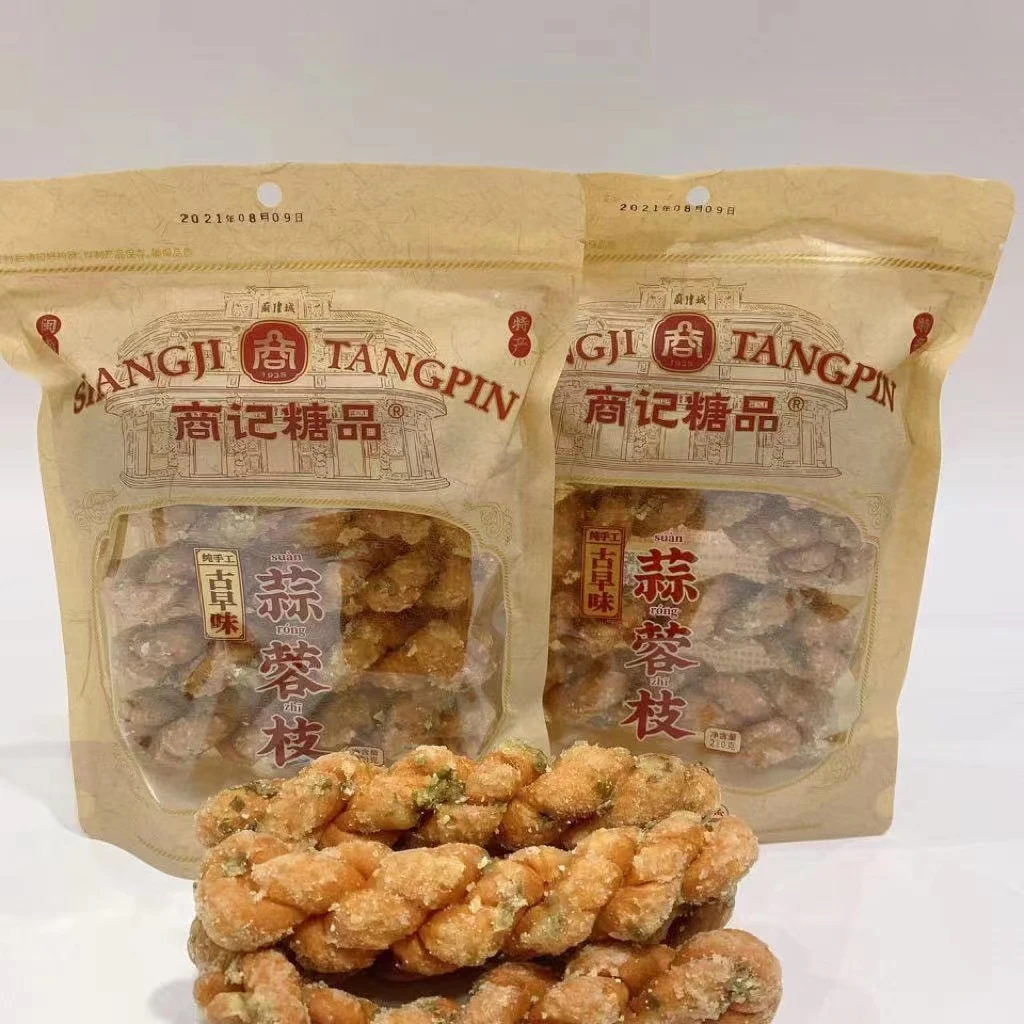 闽南特产古早味蒜香麻花蒜蓉枝