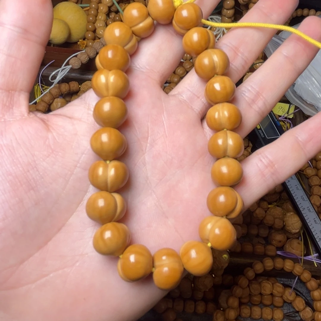 猴头核桃手串微瑕屁桃14