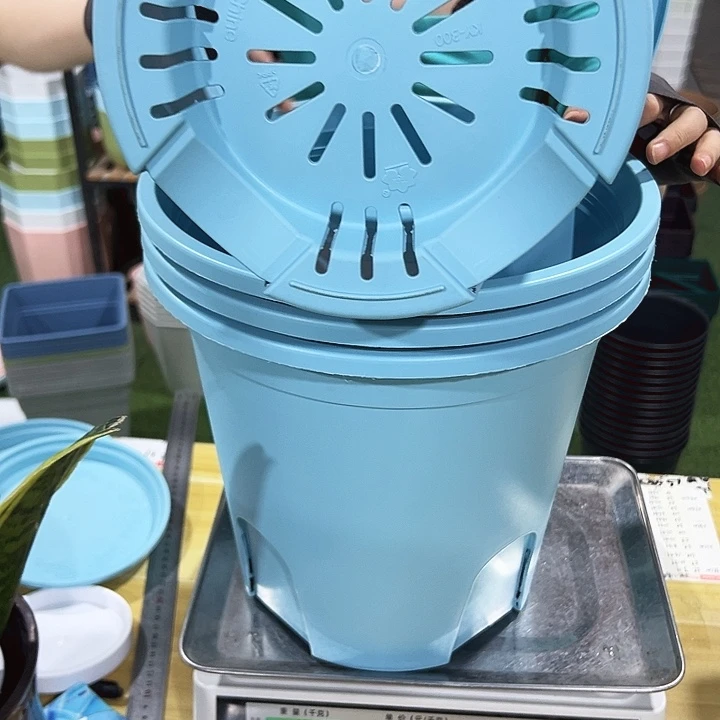 圆形控根口29高27蓝色4个无托