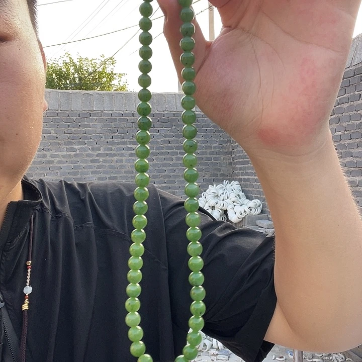 和田玉（糖玉）未镶嵌颈饰俄碧妈妈连卡8