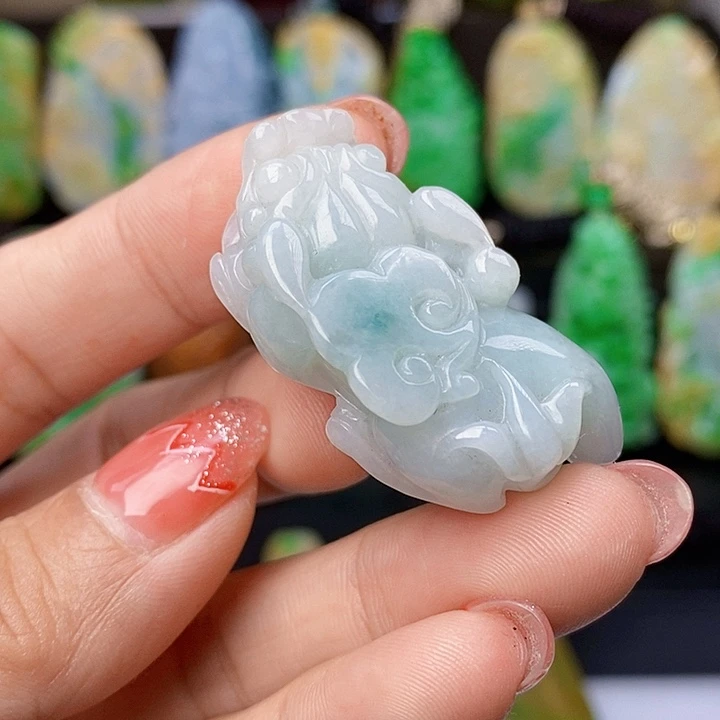 翡翠未镶嵌颈饰翡翠A货一物一证