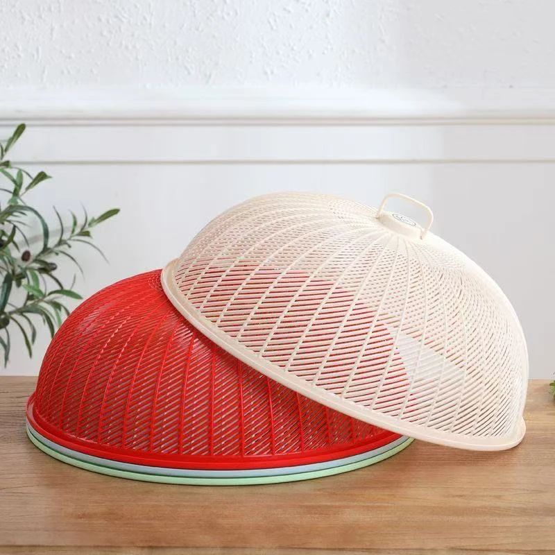 颜色混搭 塑料透气防蝇防蚊 盘碗 菜罩